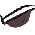 Classic Black Fanny Pack — Minimal Travel Waist Bag