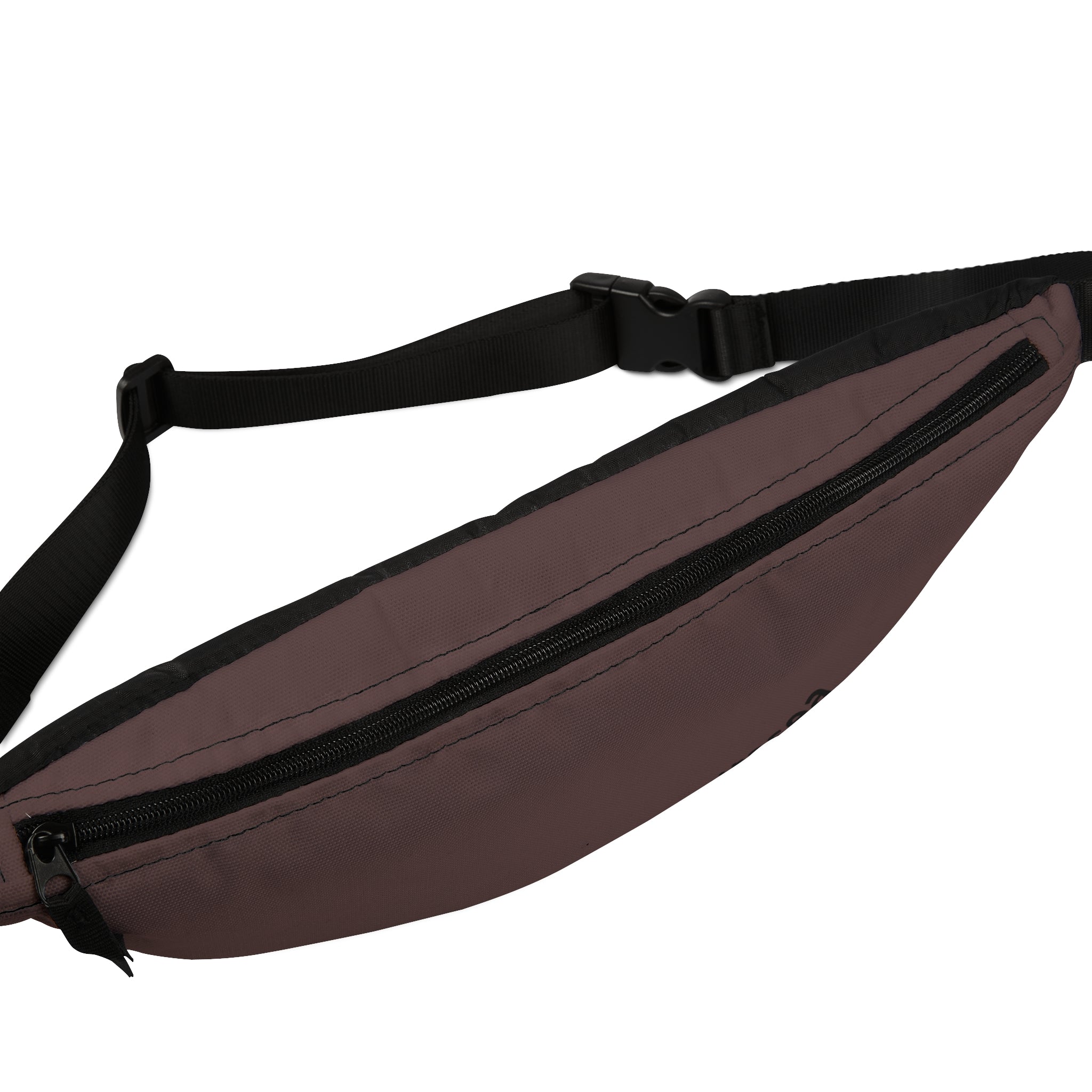 Classic Black Fanny Pack — Minimal Travel Waist Bag